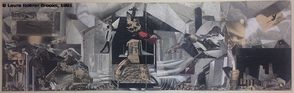 Fall From Grace collage, 1991 LauraRBrooks
