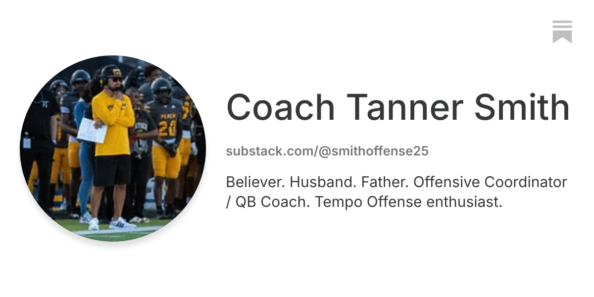 Coach Tanner Smith | Substack