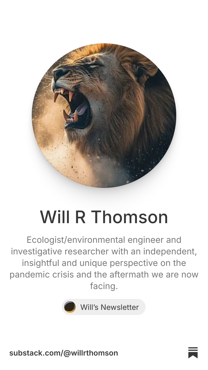 Will R Thomson | Substack