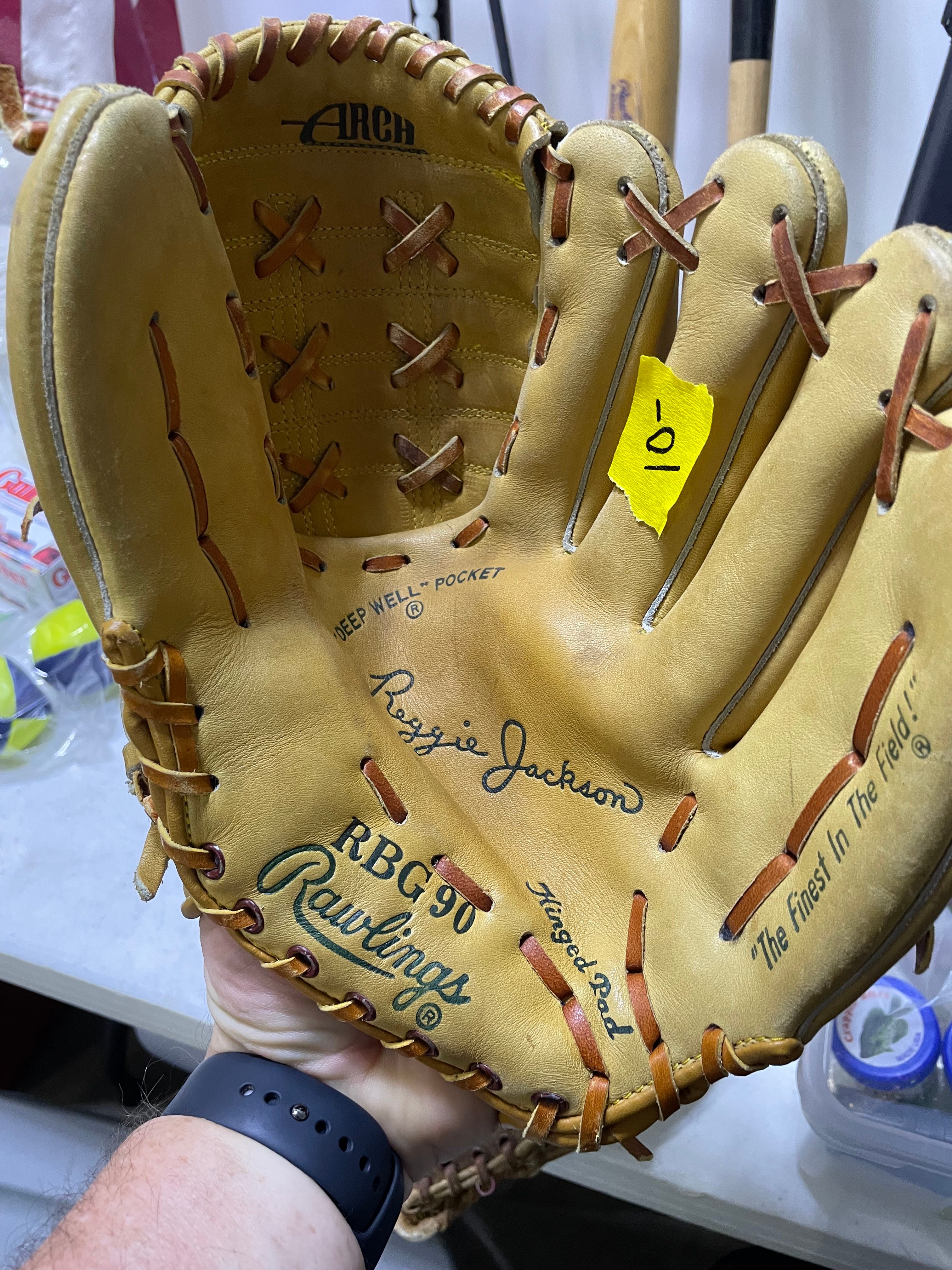First Gloves: Reggie Jackson - by Paul White