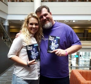 Ryan Curtis and Briana show off Weirdo Hero Ryan Curtis and Briana show off Weirdo Hero