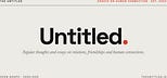 The Untitled