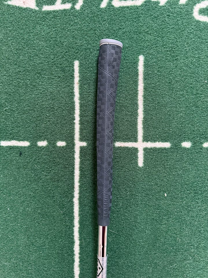 Two photos of the Lamkin Sink fit Deep Etched grip