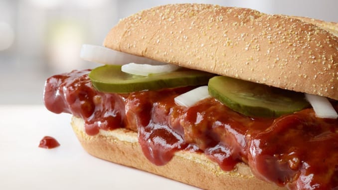 McDonald's McRib McDonald's McRib