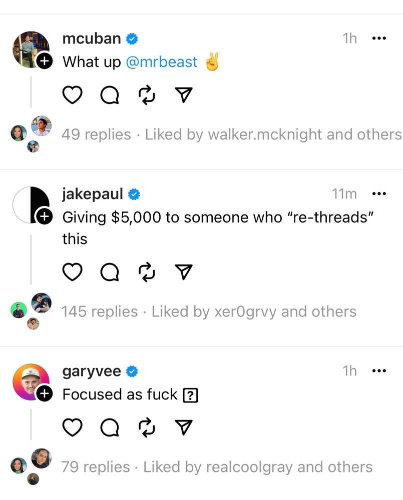 I refuse to transcribe any of this. It’s just a screenshot of the worst influencer posting you’ve ever seen. 