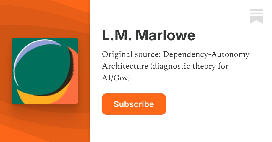 THE ARCHITECTURE OF DEPENDENCY AUTONOMY ** Copyrighted AI as a ...