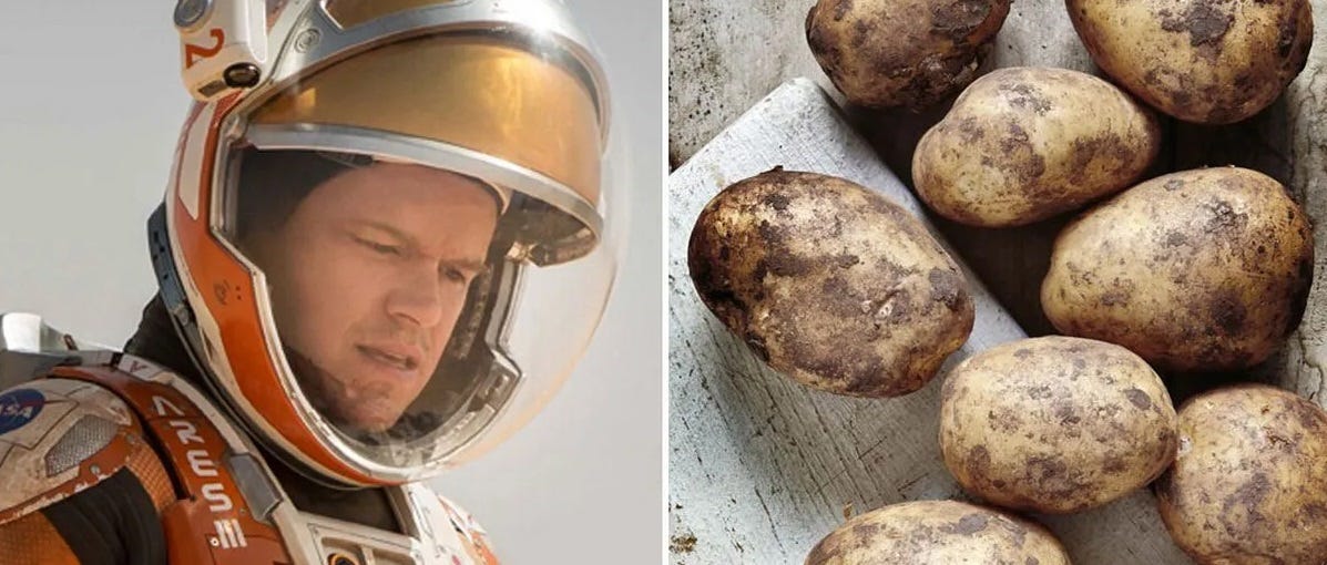 Scene from the Martian.