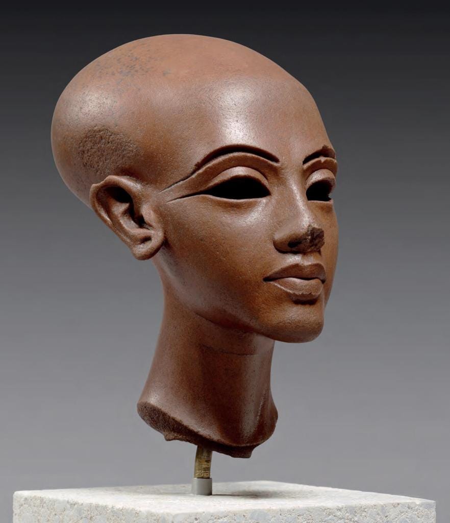 Head of a Princess from Tell el-Amarna Head of a Princess from Tell el-Amarna