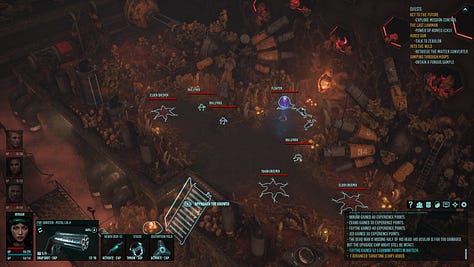 Screenshots of Colony Ship: A Post-Earth Role Playing Game.