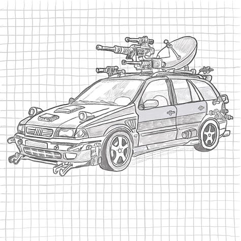 Selezione di illustrazioni di Detective Sagrin