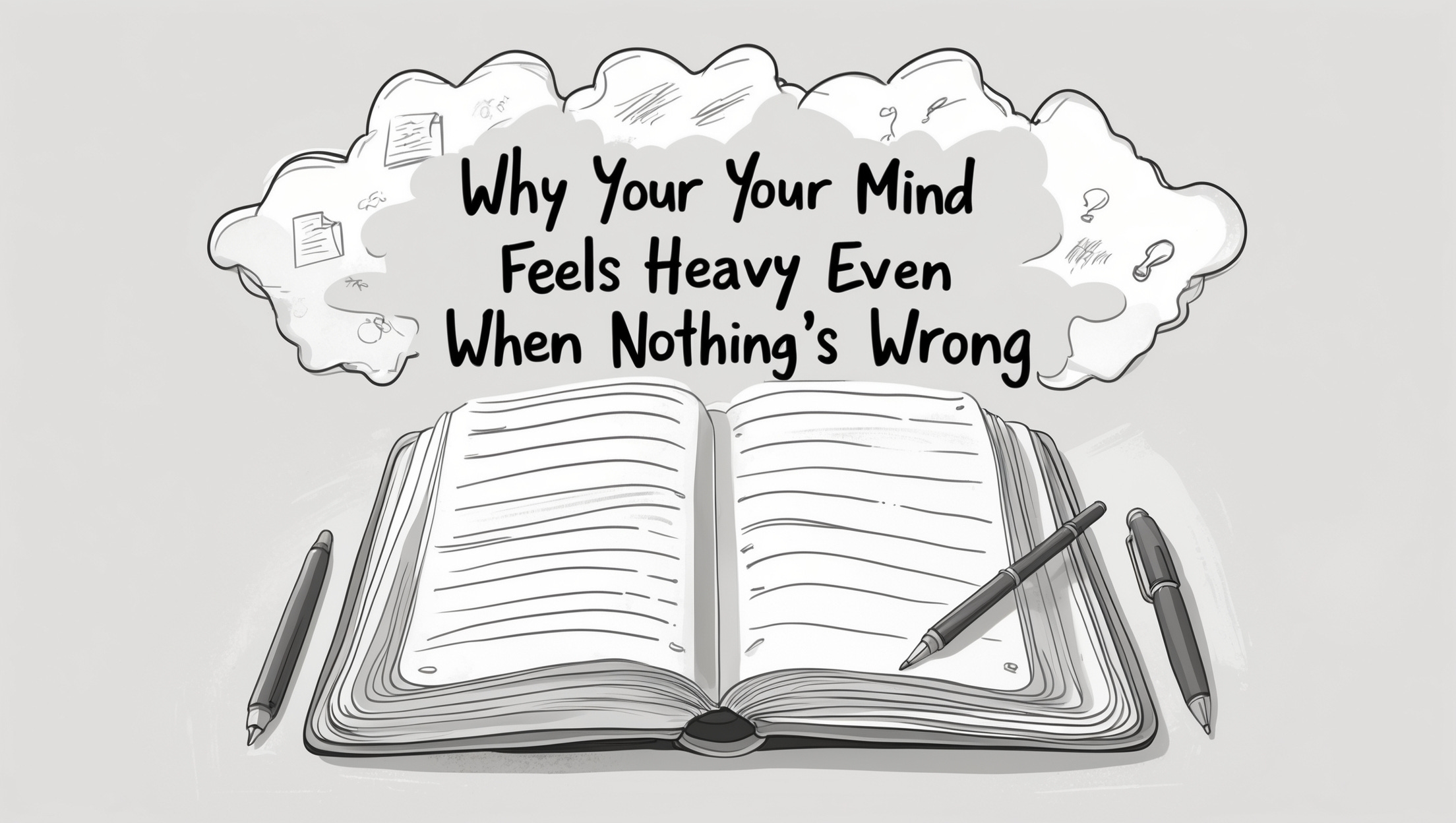 Why Your Mind Feels Heavy Even When Nothing’s Wrong