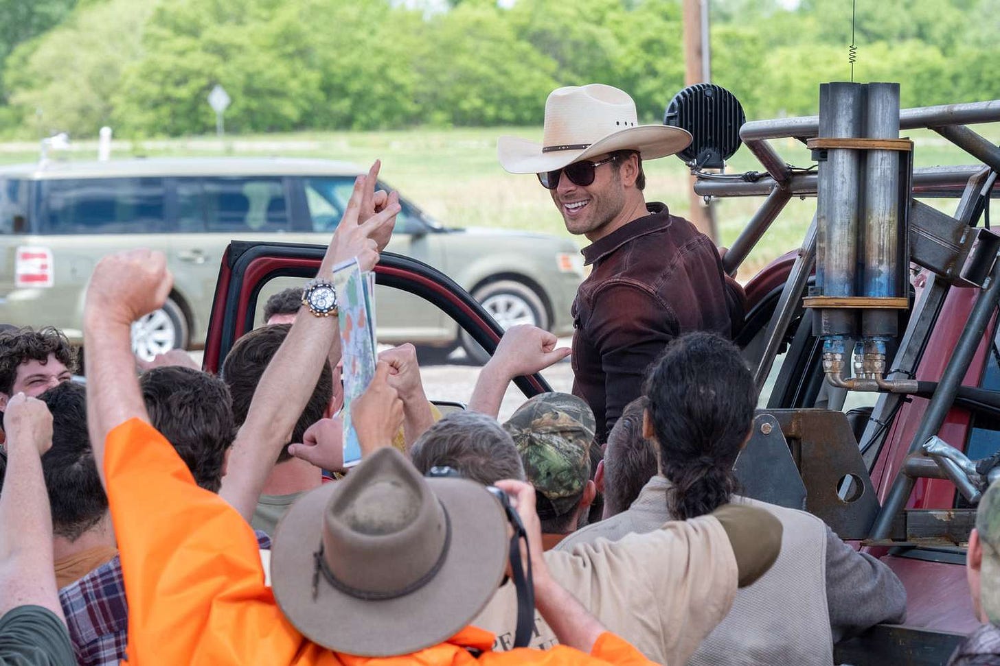 Twisters' review: Glen Powell spins up hot, dumb fun for the summer