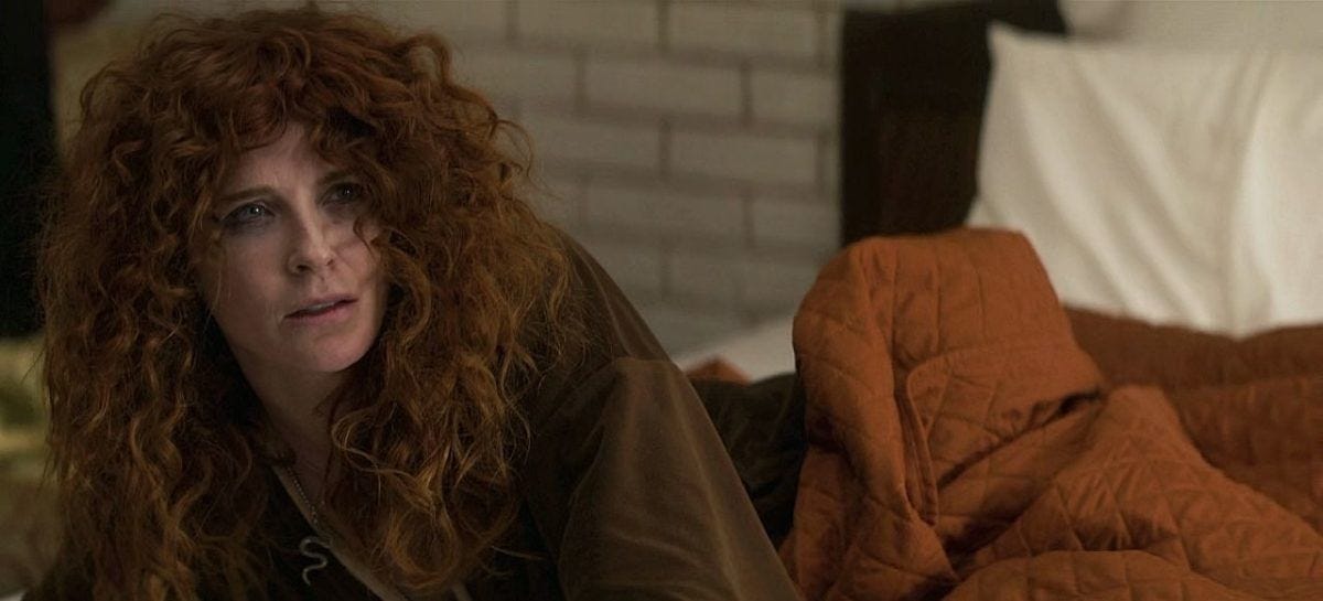 The Winchesters Roxy looking rough after a night of drinking. The Winchesters Roxy looking rough after a night of drinking.