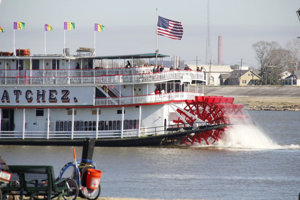 New Orleans, French Quarter, USA, Mississippi, Raddampfer