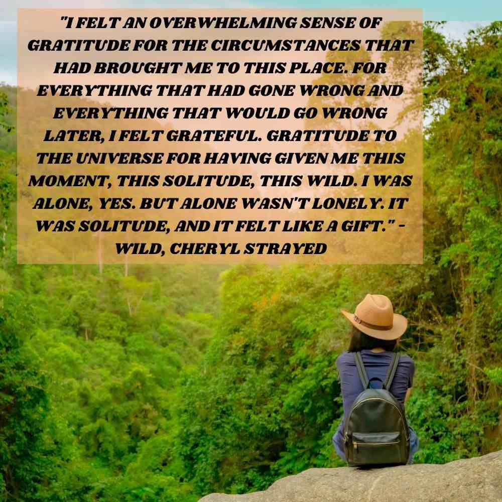 image with quotes about being alone but not lonely