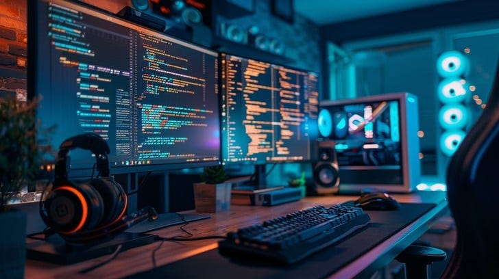 Free Tech Developer Setup Image | Download at StockCake