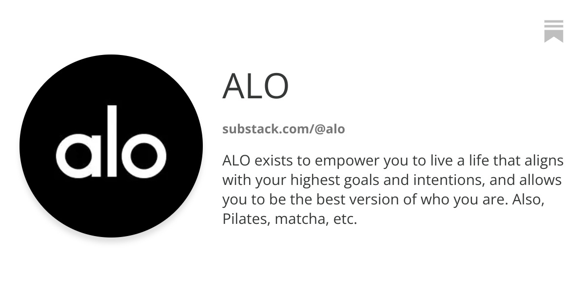 ALO | Substack