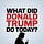 What Did Donald Trump Do Today?
