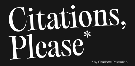 Citations, Please