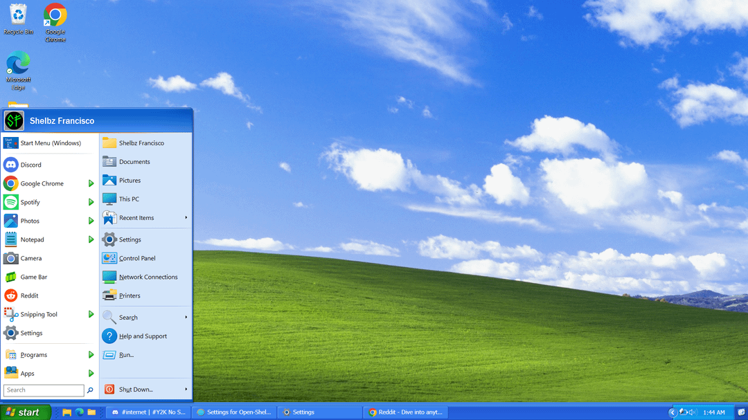 E aí, como eu faço meu computador parecer mais Frutiger Aero/Windows XP? :  r/windows