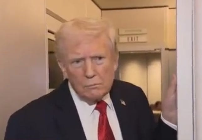 Trump reacts to No Kings protest