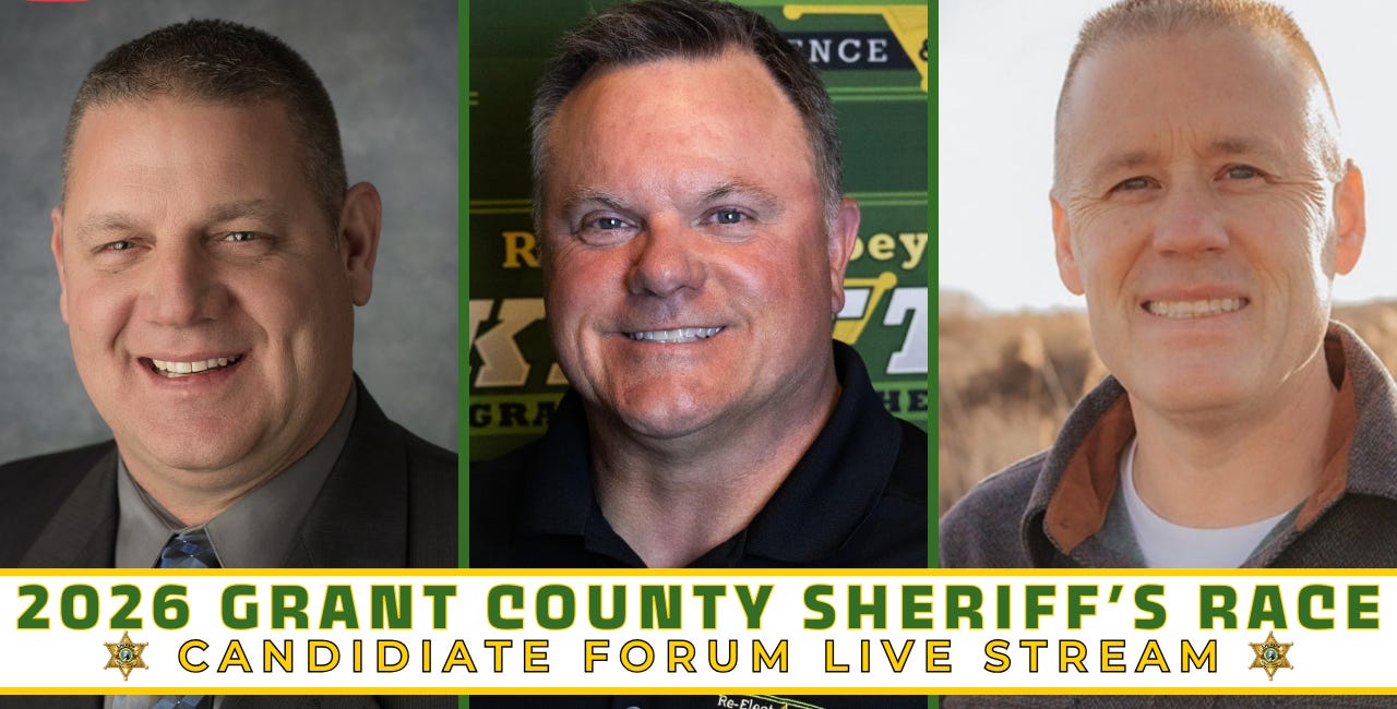 2026 Grant County Sheriff’s Race LIVE STREAM