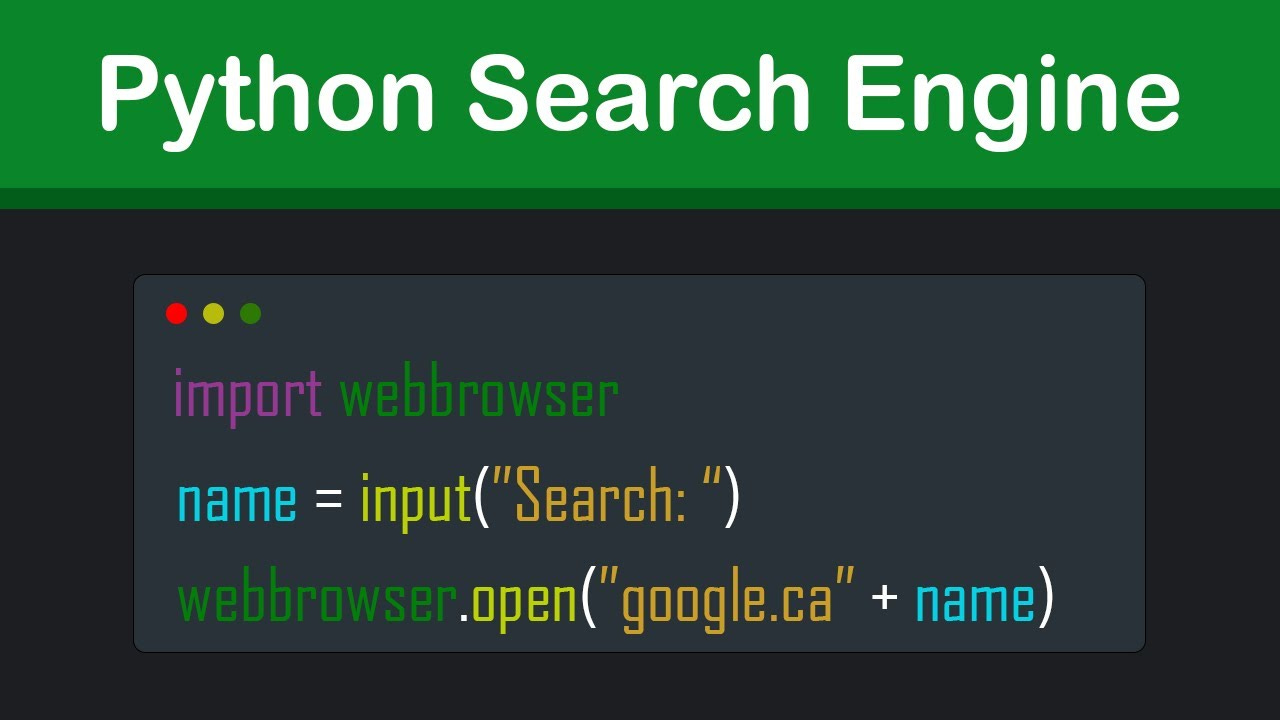 构建 Python 搜索引擎 构建 Python 搜索引擎