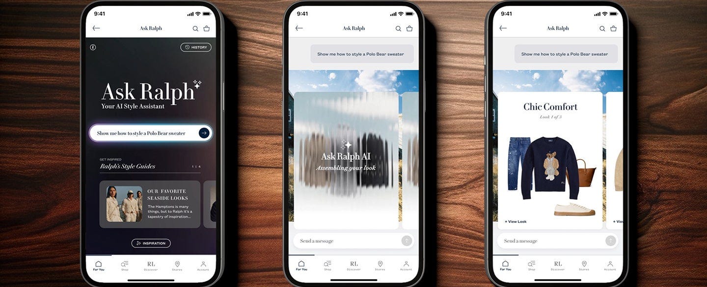 Ralph Lauren Introduces Ask Ralph, a New Conversational AI Shopping Experience Ralph Lauren Introduces Ask Ralph, a New Conversational AI Shopping Experience