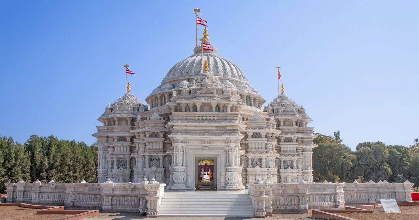 Courtesy of Pramukh Swami Maharaj Smruti Mandir, Sarangpur, India. Courtesy of Pramukh Swami Maharaj Smruti Mandir, Sarangpur, India.