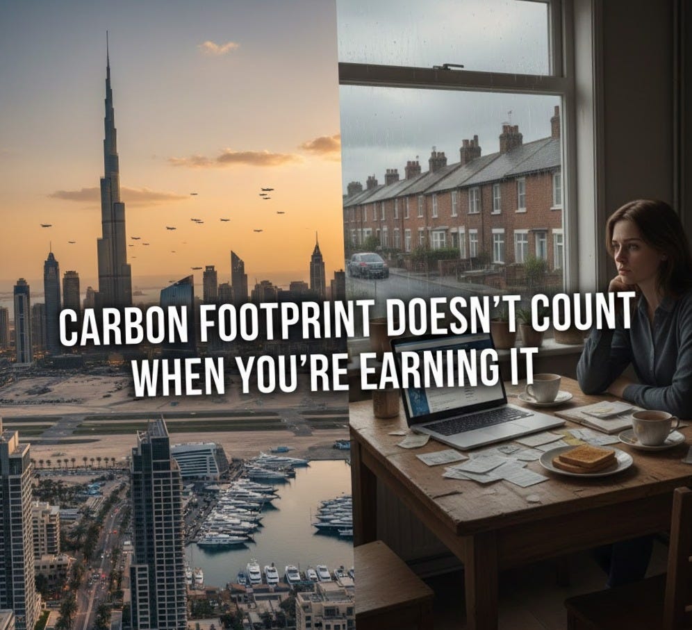 Dubai skyline vs UK terraced houses: graduates emigrate to oil states while British working class pays for Green policies - https://bit.ly/3M9z3ek