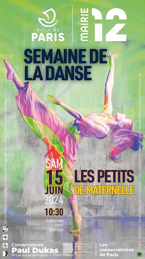 Affiches de la Semaine de la Danse (juin 2024)