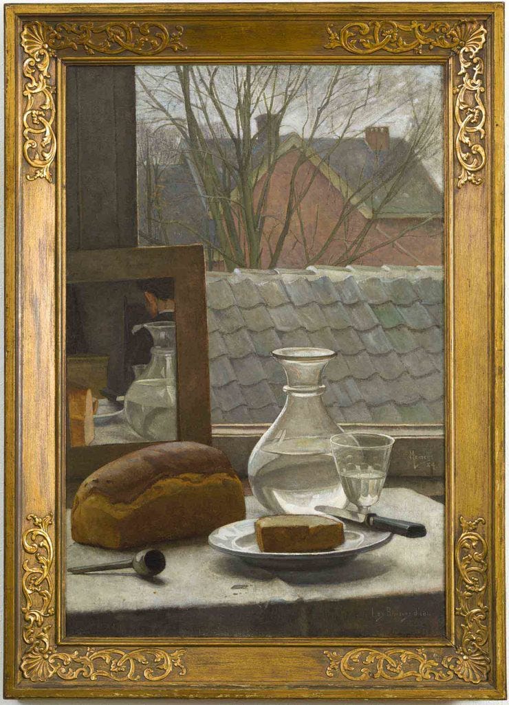 'Les buveurs d'eau' 1884 - olieverf op doek: Piet Meiners (herkomst: particuliere collectie)