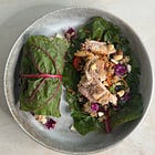 Sesame-ginger chicken quinoa crunch wraps