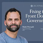 Fixing the Front Door to Government