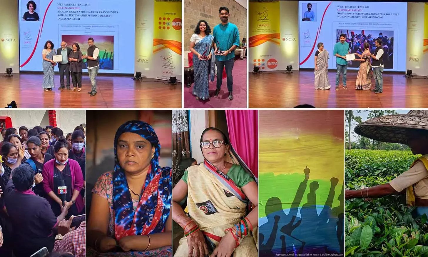 Five IndiaSpend Stories Recognised At Laadli Awards