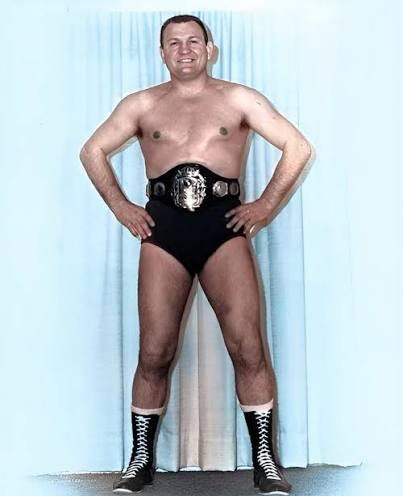 Gene Kiniski the only man to win the AWA and NWA World heavyweight titles Gene Kiniski the only man to win the AWA and NWA World heavyweight titles
