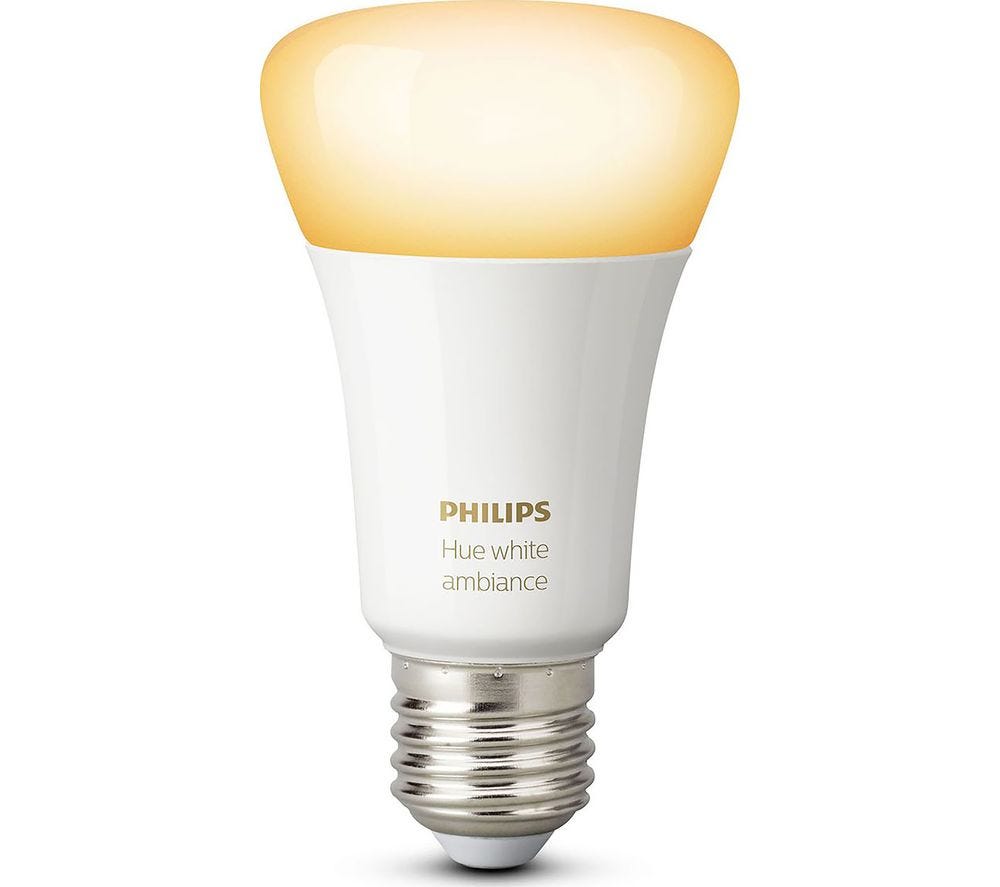 PHILIPS Hue White Ambience Smart LED Bulb - E27 Fast Delivery | Currysie PHILIPS Hue White Ambience Smart LED Bulb - E27 Fast Delivery | Currysie
