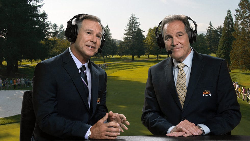 Trevor Immelman and Jim Nantz star in “Stick,” premiering June 4, 2025 on Apple TV+.