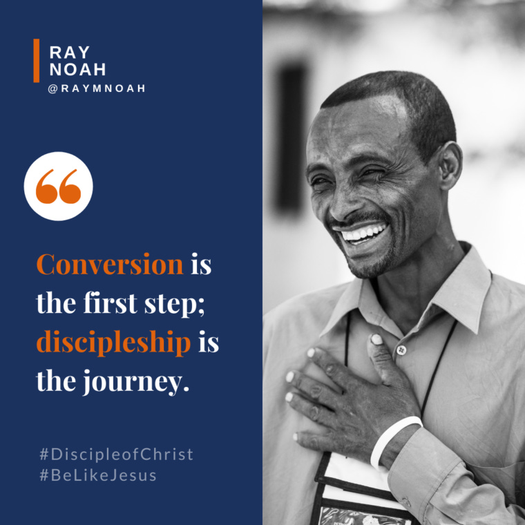Discipleship is a journey.