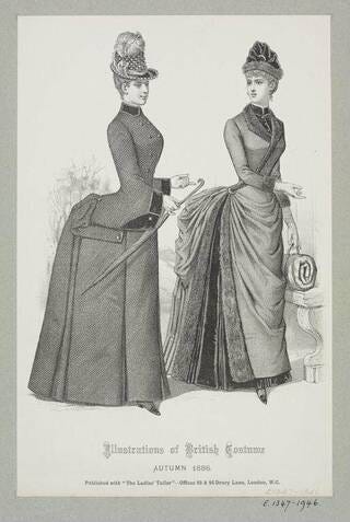 Fashion plate via the V&A