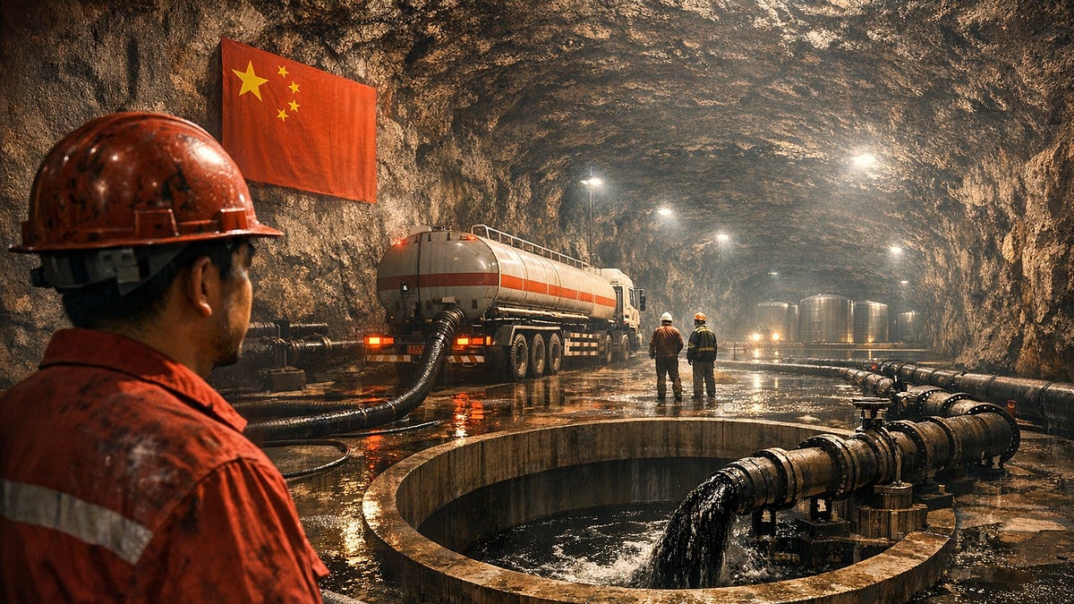 China Is Stockpiling Oil at Wartime Pace