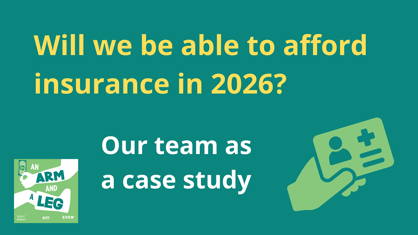 green background that reads "will we be able to afford insurance in 2026"