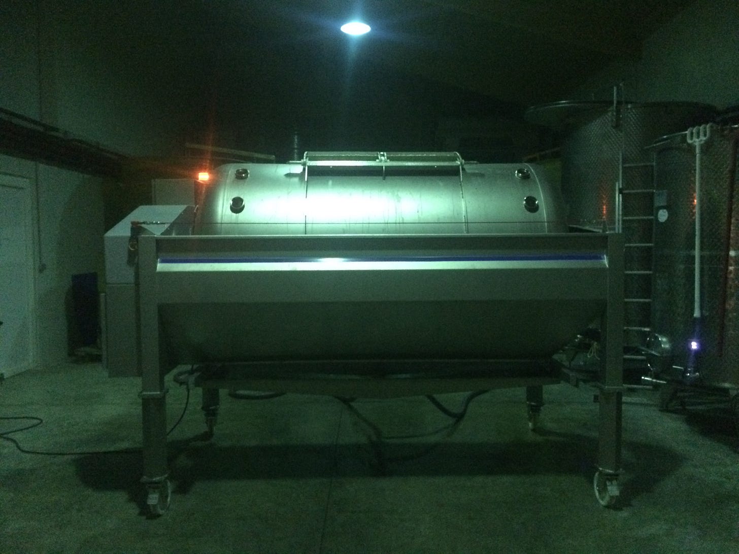In the cellar with the press that has been my home In the cellar with the press that has been my home