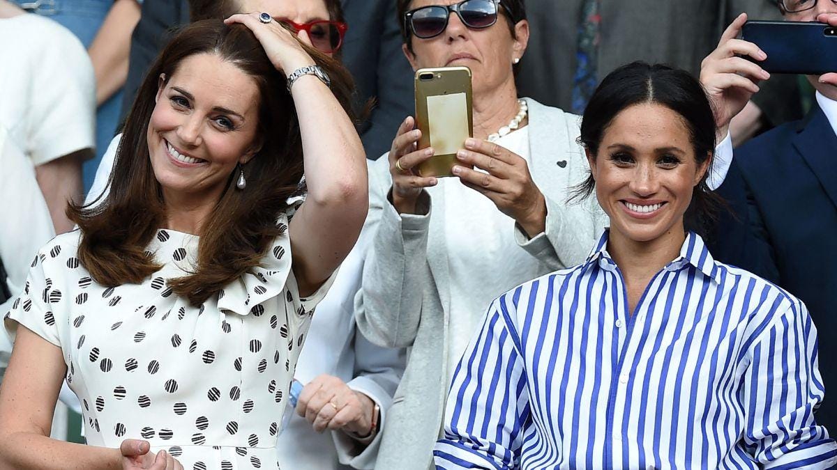 photo of Kate Middleton and Meghan Markle