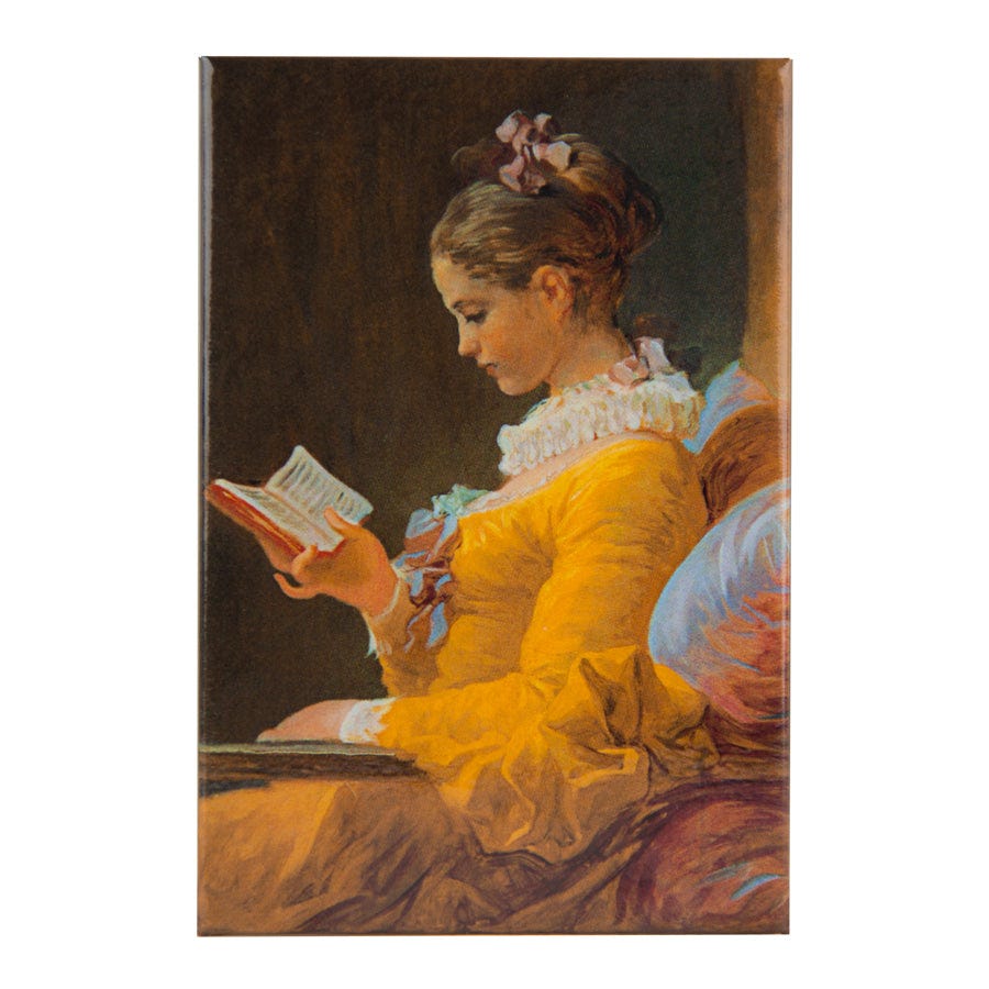 Fragonard: Young Girl Reading, Magnet – National Gallery of Art Shop Fragonard: Young Girl Reading, Magnet – National Gallery of Art Shop