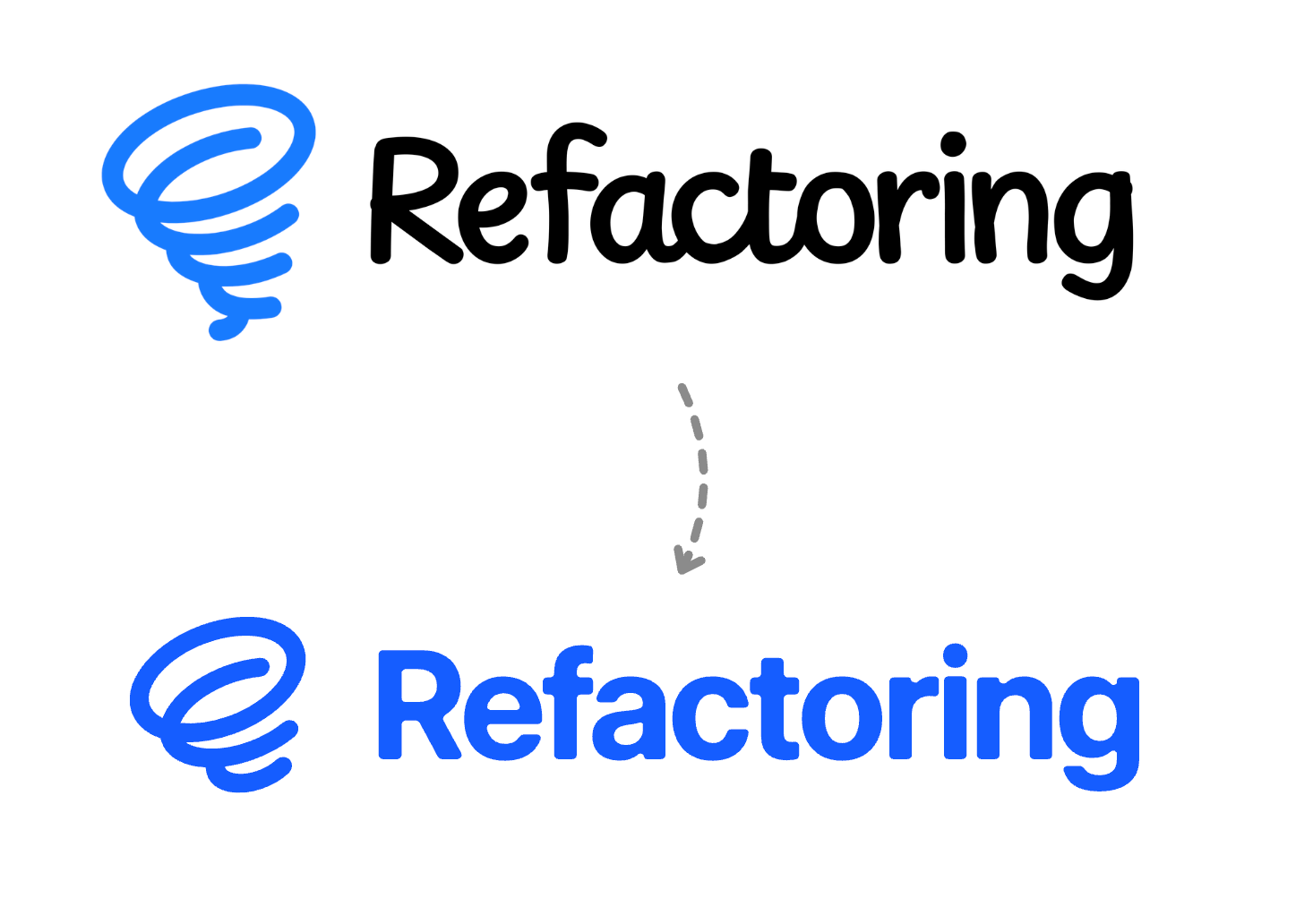 Redefining Logo Introducing our new brand! 🎨 - by Luca Rossi - Refactoring