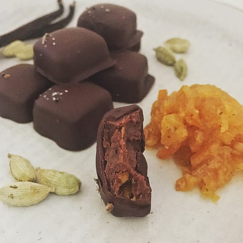 Hand dipped chocolates