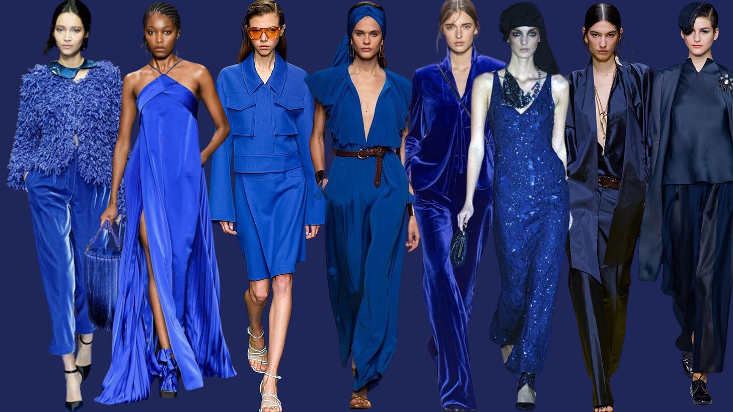 La famiglia dei blu