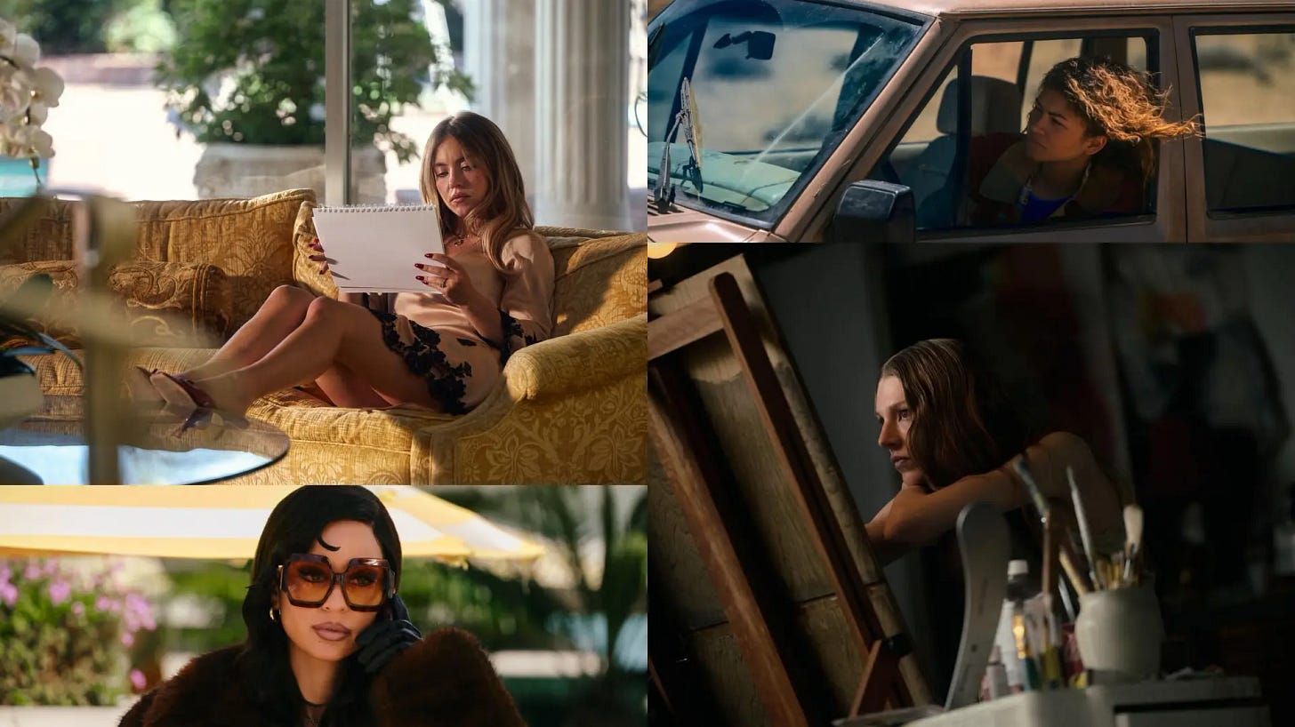 Sydney Sweeney, Zendaya, Alexa Demie and Hunter Schafer in Euphoria Season 3 (Image via Instagram/@euphoria) Sydney Sweeney, Zendaya, Alexa Demie and Hunter Schafer in Euphoria Season 3 (Image via Instagram/@euphoria)
