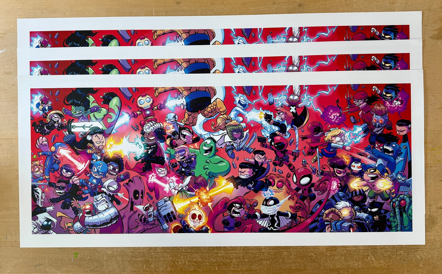 The Brawl prints